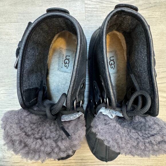 Ugg Duck Boots Women’s Size 7.5 Black Winter Warm Snow Ski Outdoors Hiking - Picture 8 of 10